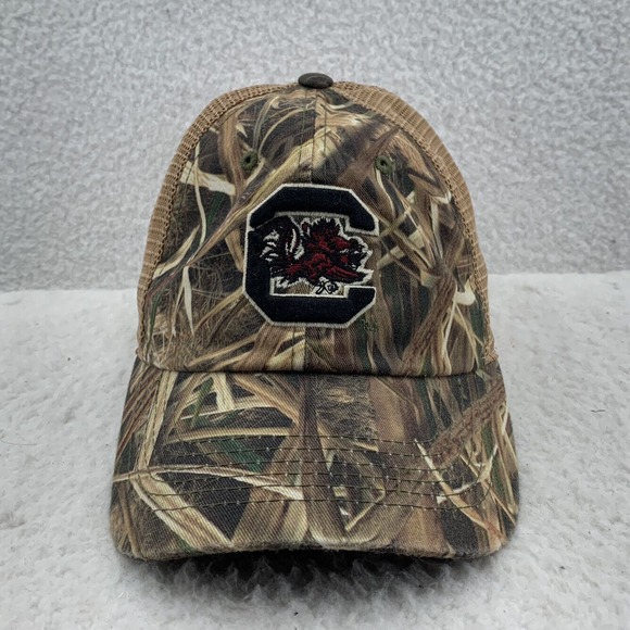 Top of the World Other - TOW USC Gamecocks Camo Fitted Hat Mens Flex OSFM Brush Grass NCAA SEC Hunting